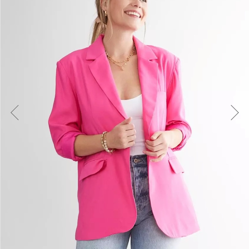 Know one cares oversized blazer